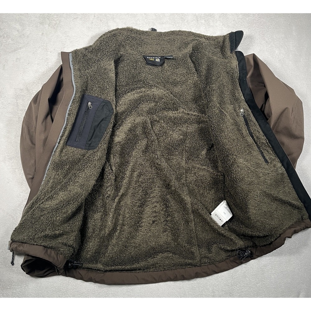 Mountain Hardwear Women Softshell Jacket Conduit Fleece Lined Brown Size Small S - Picture 7 of 12